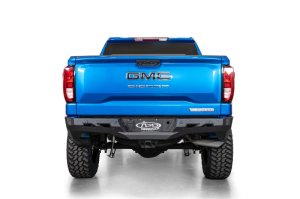 Chevrolet Silverado 1500 Bumper - Rear - Addictive Desert Designs - Black Label - Hammer Black - `20-`27 Chevrolet Silverado 1500 Bumper - Rear - Addictive Desert Designs - Black Label - Hammer Black - `20-`27